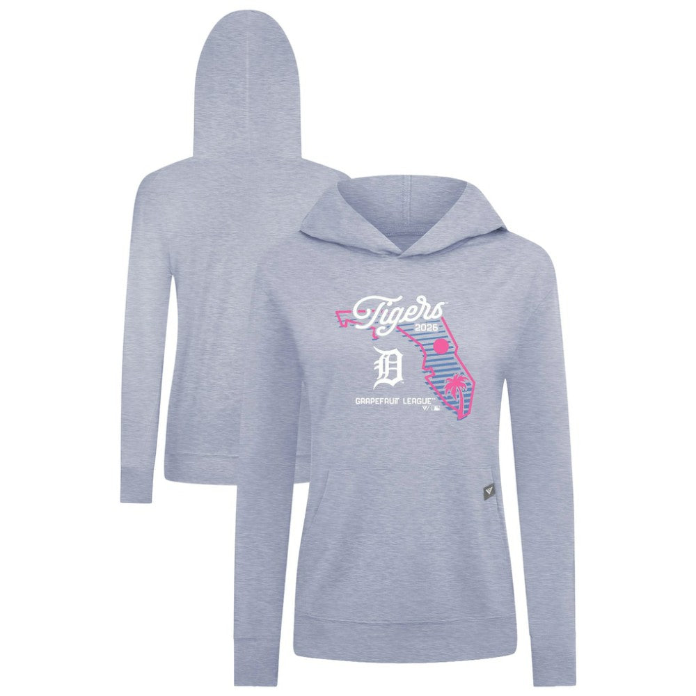 Detroit Tigers Levelwear Women's Relay Spring Training Sunrise Bold Hoodie - Light Blue