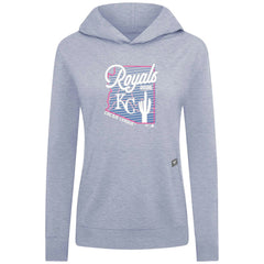 Kansas City Royals Levelwear Women's Relay Spring Training Sunrise Bold Hoodie - Light Blue