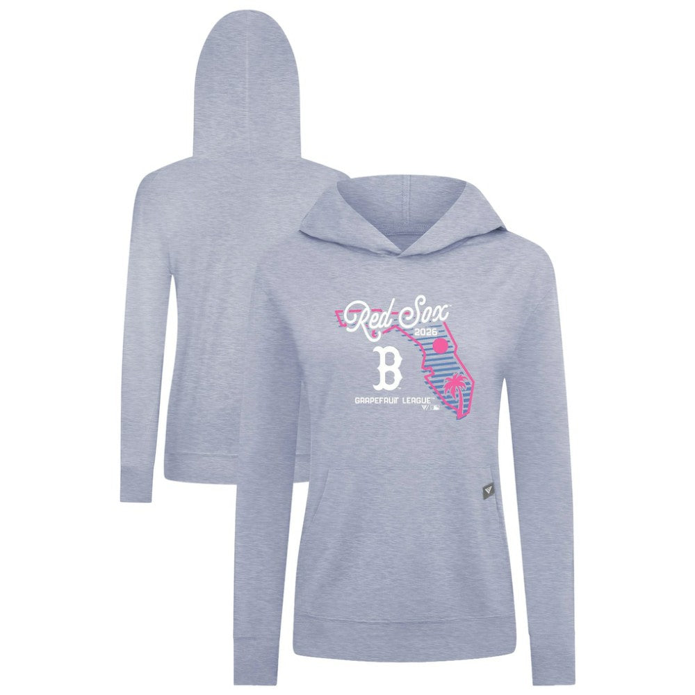 Boston Red Sox Levelwear Women's Relay Spring Training Sunrise Bold Hoodie - Light Blue