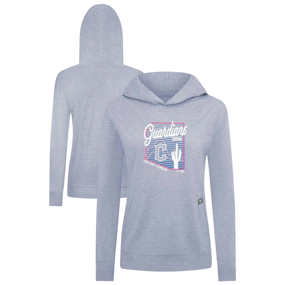 Cleveland Guardians Levelwear Women's Relay Spring Training Sunrise Bold Hoodie - Light Blue