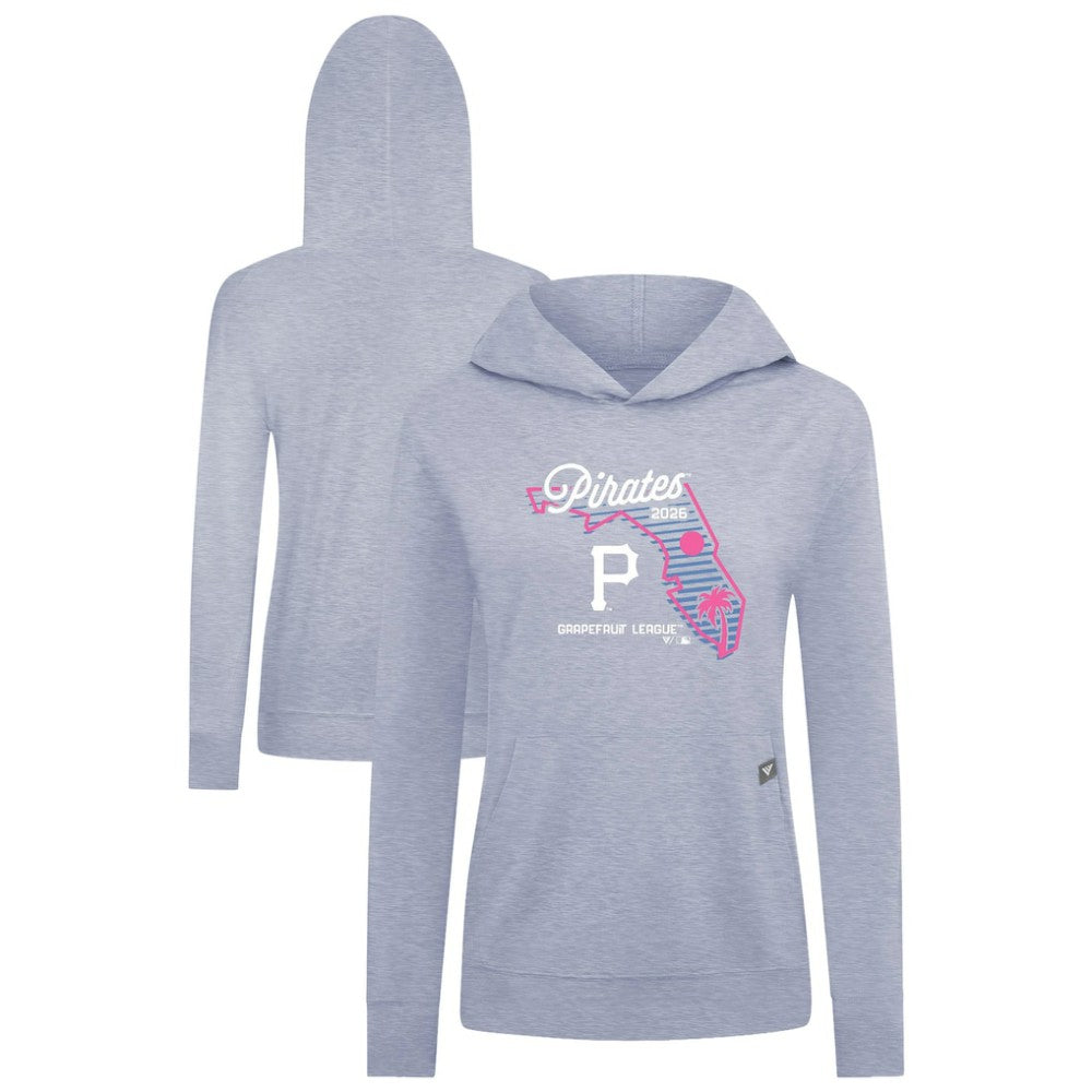 Pittsburgh Pirates Levelwear Women's Relay Spring Training Sunrise Bold Hoodie - Light Blue