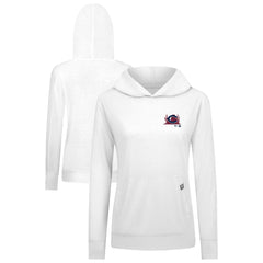 Cincinnati Reds Levelwear Women's Relay Spring Break Panoramic Bold Hoodie - White
