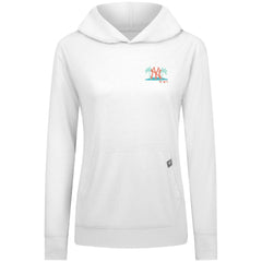 New York Yankees Levelwear Women's Relay Spring Break Panoramic Bold Hoodie - White