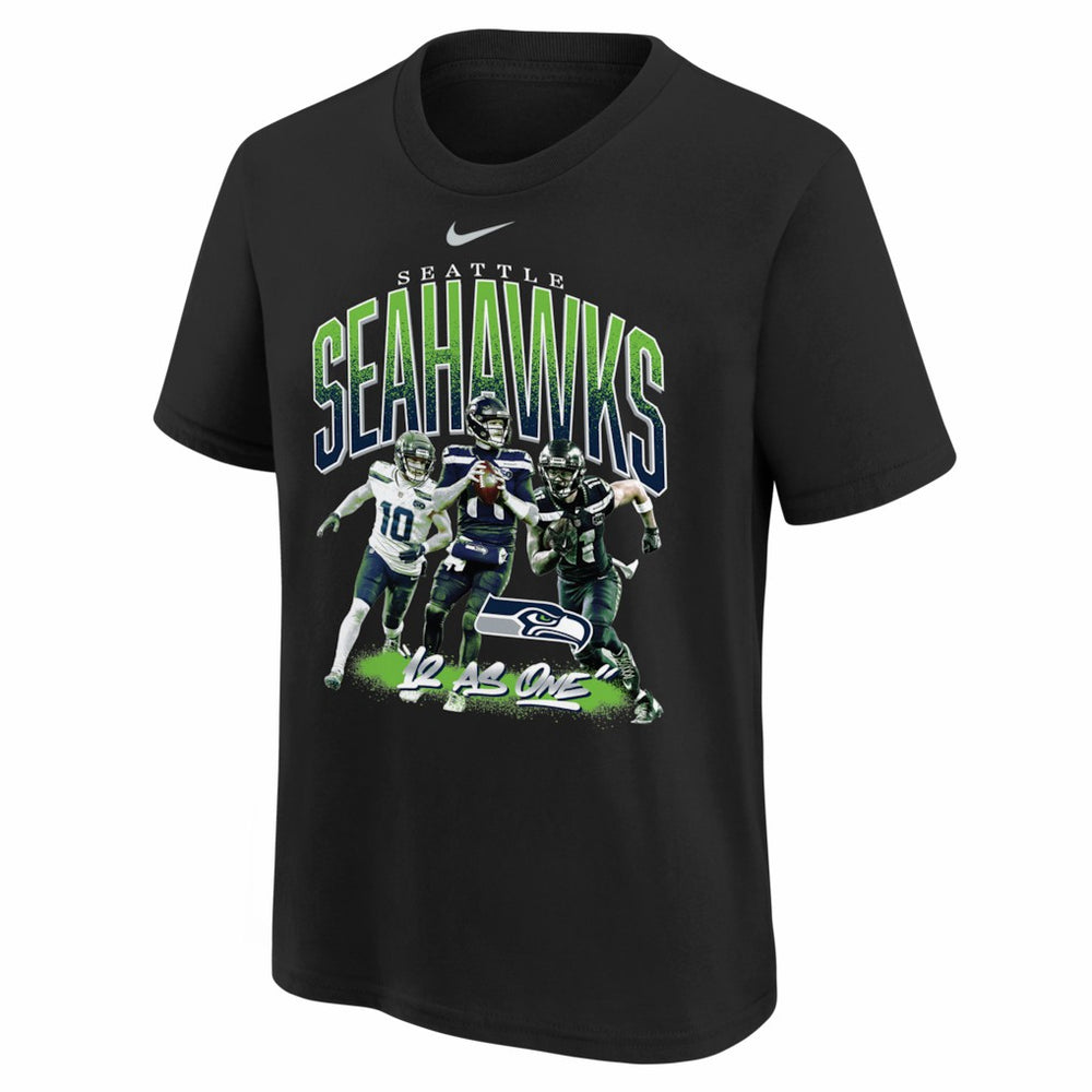 Seattle Seahawks Youth 12 As One T-Shirt - Black | Nike on sale