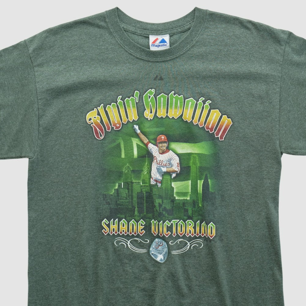 Philadelphia Phillies Majestic 2010s T-shirt - Green Vintage