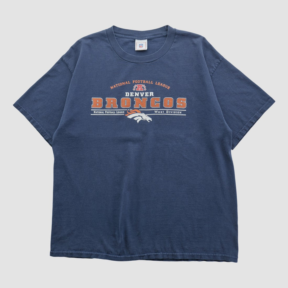 Denver Broncos NFL 2000s T-shirt - Navy Vintage discount
