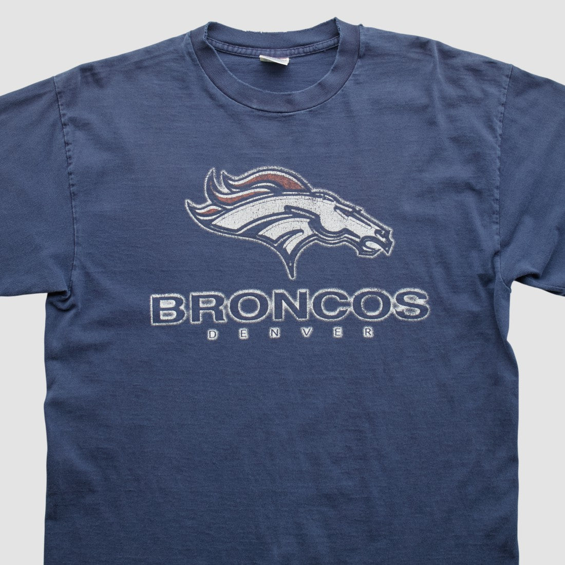 Denver Broncos Delta 2000s Long Sleeve T-shirt - Navy Vintage online
