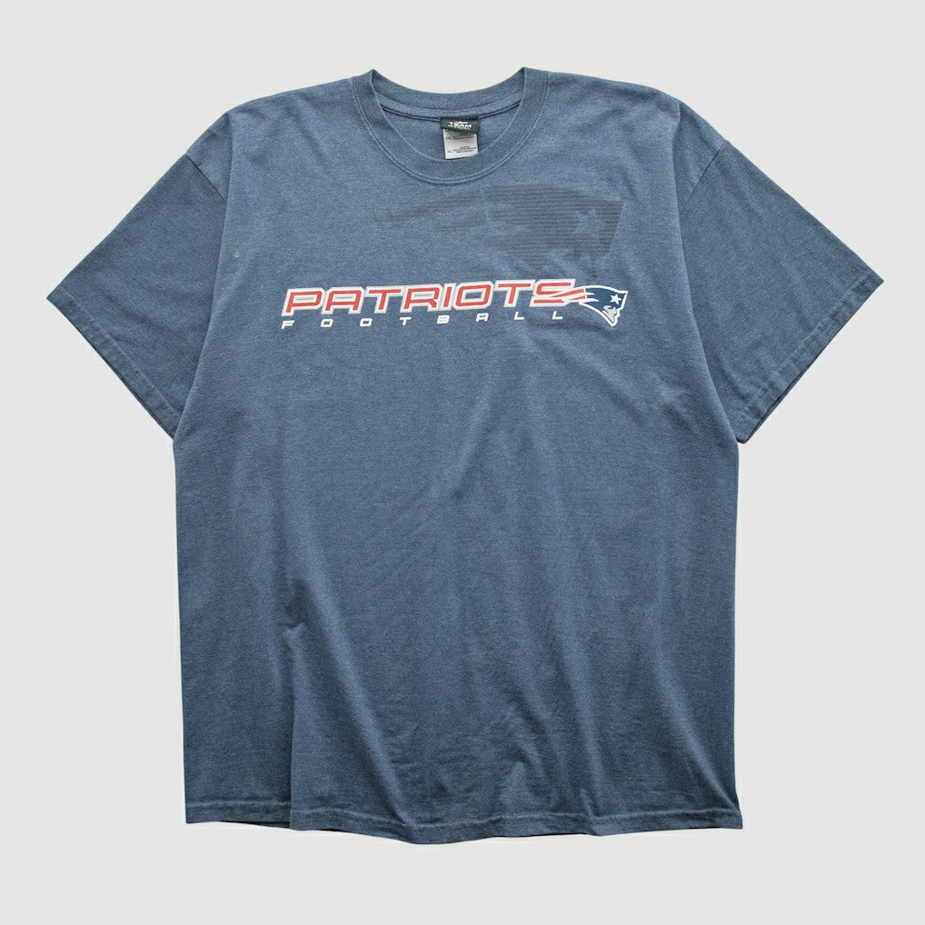New England Patriots NFL 2010s T-shirt - Blue Vintage discount