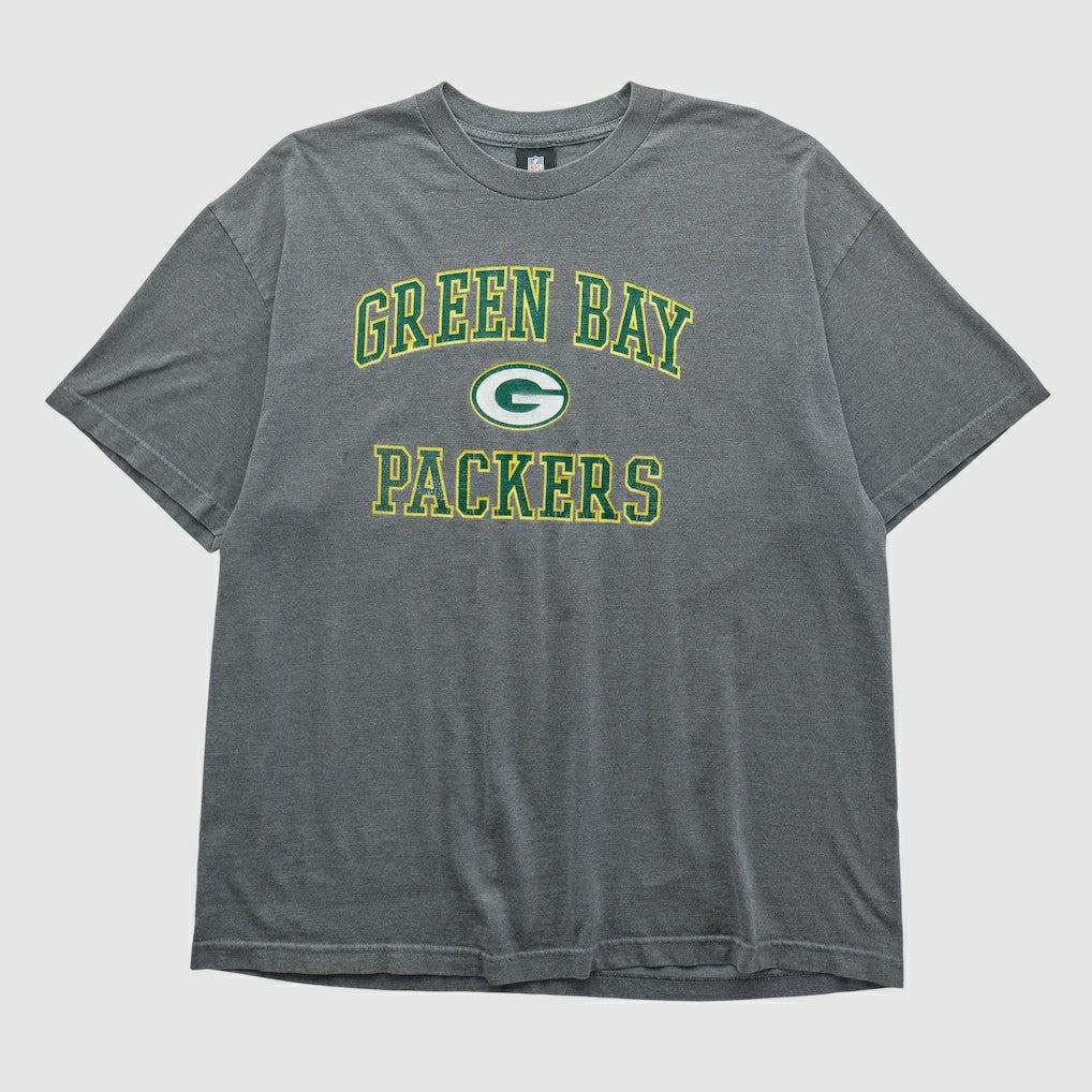 Green Bay Packers NFL 2010s T-shirt - Dark Heather Gray Vintage cheap
