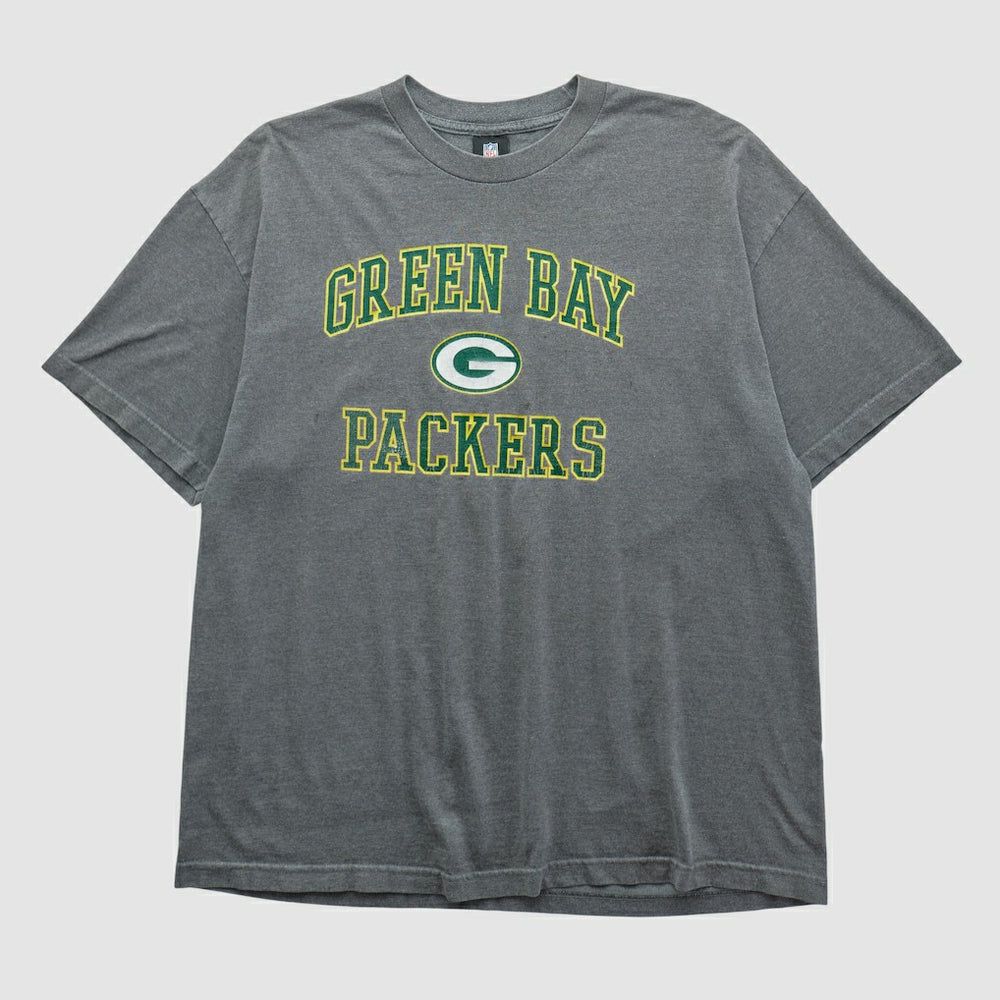 Green Bay Packers NFL 2010s T-shirt - Dark Heather Gray Vintage cheap