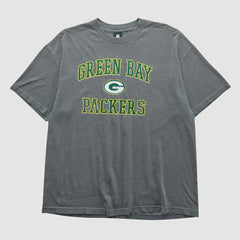 Green Bay Packers NFL 2010s T-shirt - Dark Heather Gray Vintage cheap
