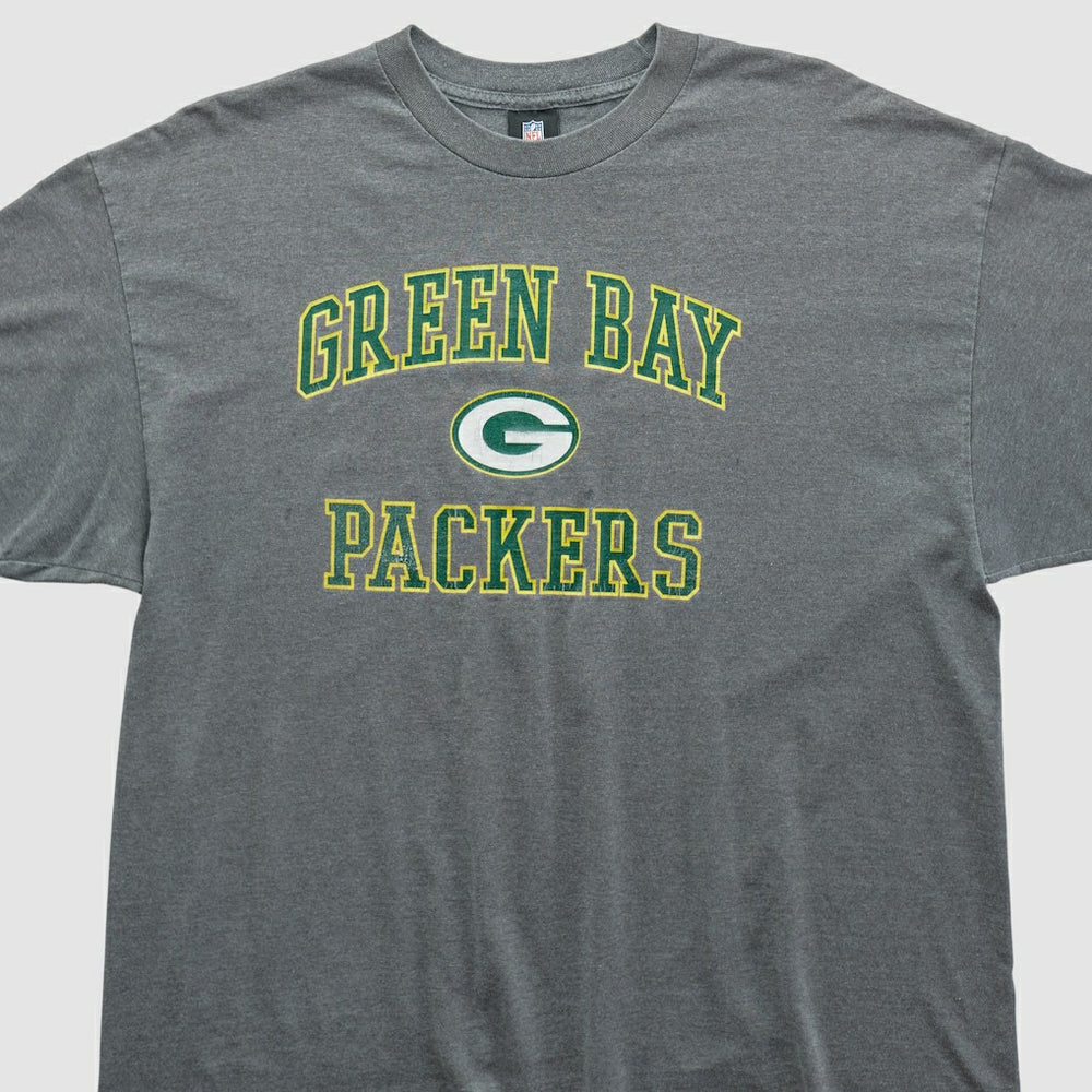 Green Bay Packers NFL 2010s T-shirt - Dark Heather Gray Vintage cheap