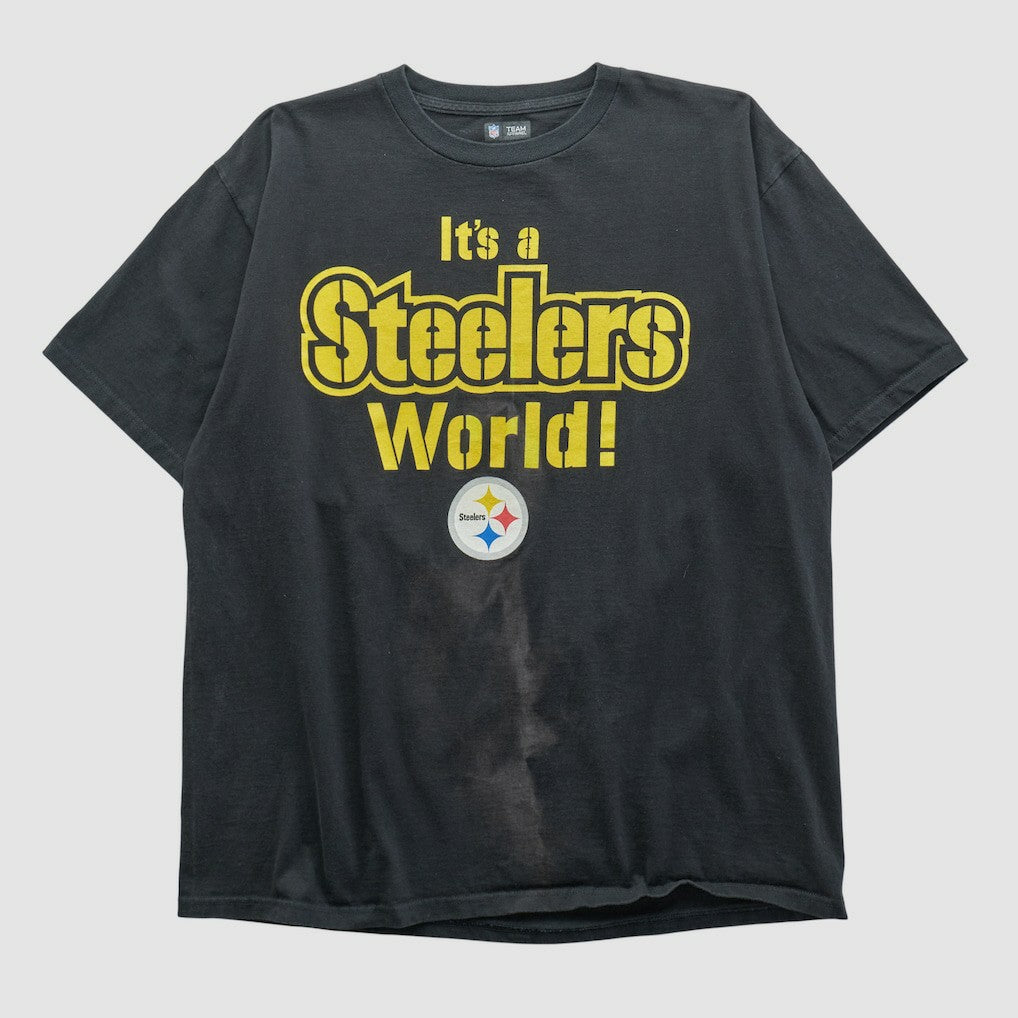 Pittsburgh Steelers NFL 2010s T-shirt - Black Vintage for sale