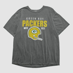 Green Bay Packers NFL 2010s T-shirt - Charcoal Vintage on sale