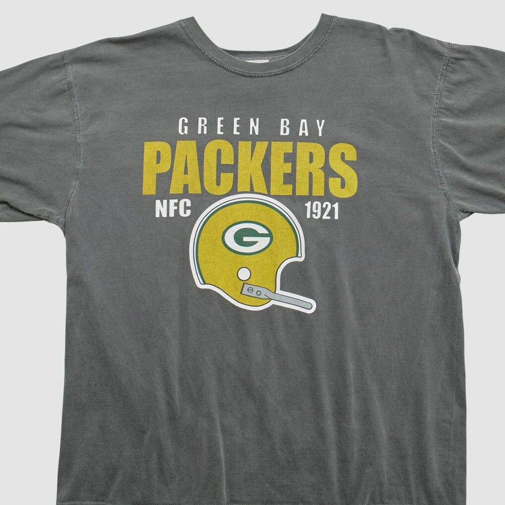 Green Bay Packers NFL 2010s T-shirt - Charcoal Vintage on sale