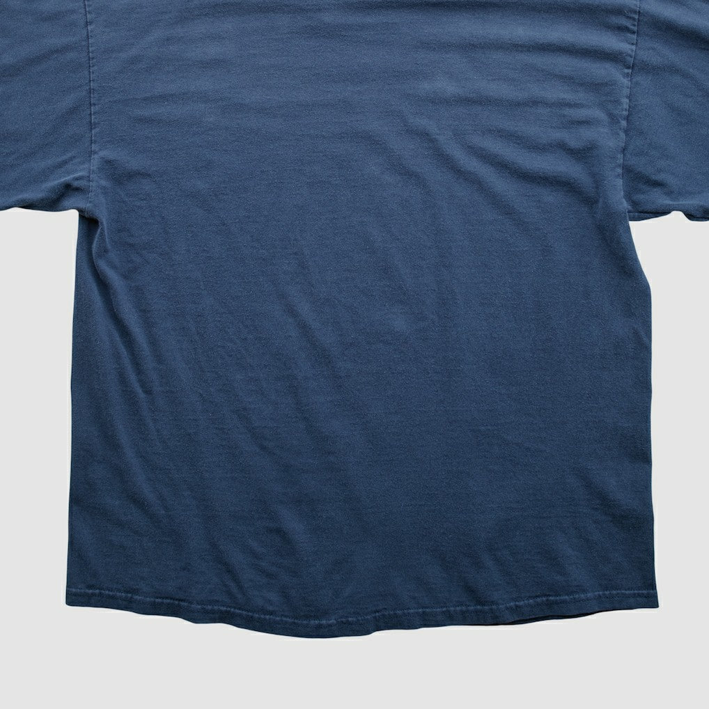 New England Patriots Gildan 2000s Long Sleeve T-shirt - Navy Vintage on sale
