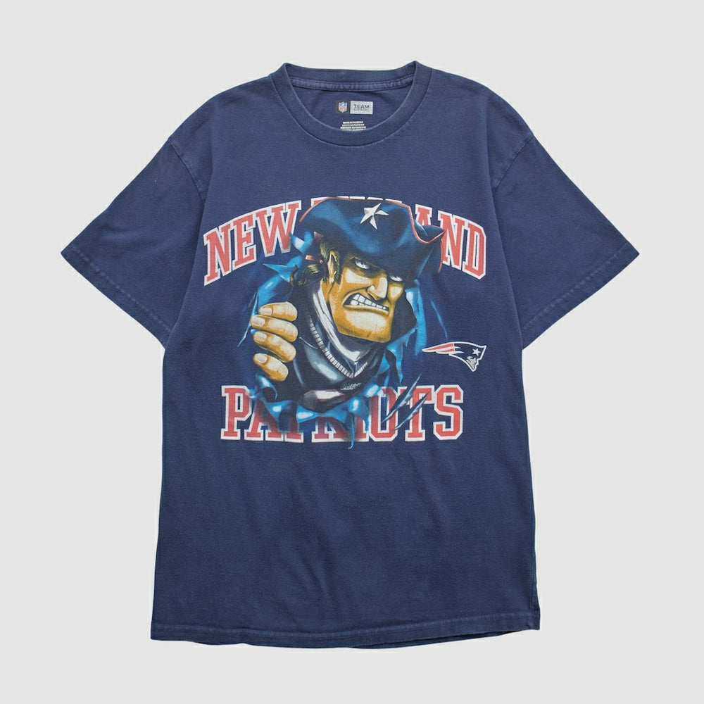 New England Patriots NFL 2010s T-shirt - Navy Vintage outlet