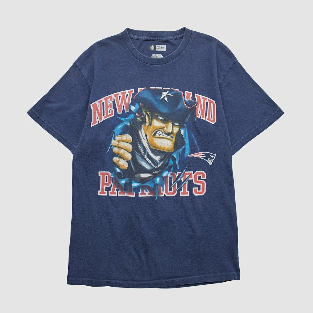 New England Patriots NFL 2010s T-shirt - Navy Vintage outlet