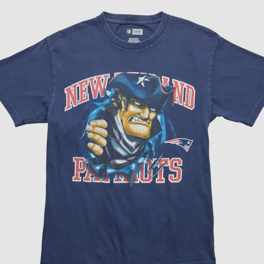 New England Patriots NFL 2010s T-shirt - Navy Vintage outlet