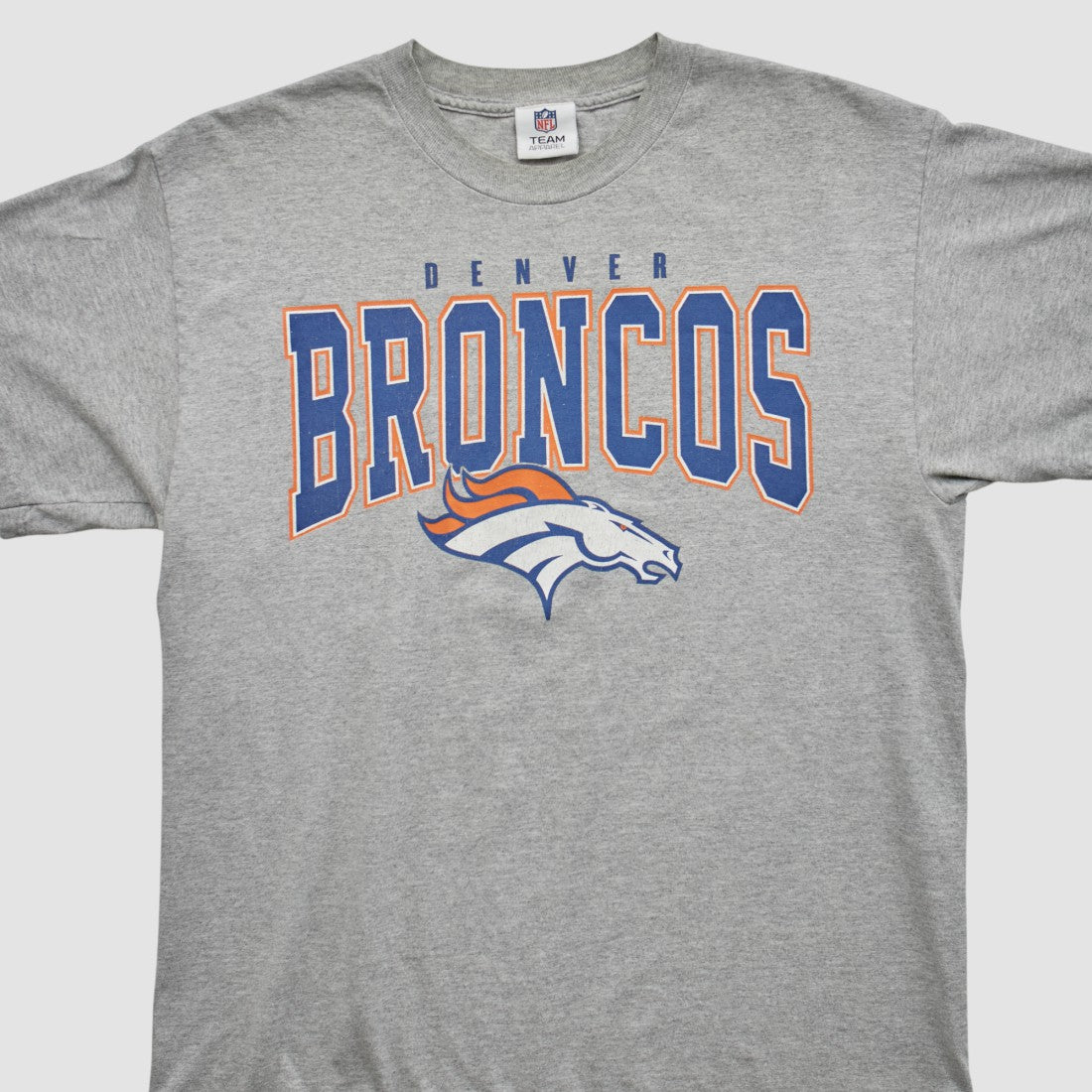 Denver Broncos NFL 2010s T-shirt - Heather Gray Vintage outlet