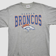 Denver Broncos NFL 2010s T-shirt - Heather Gray Vintage outlet