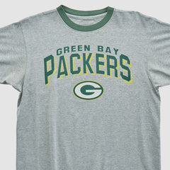 Green Bay Packers Reebok 2000s T-shirt - Heather Gray Vintage on sale