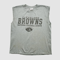 Cleveland Browns NFL 2000s Tank - Heather Gray Vintage for sale
