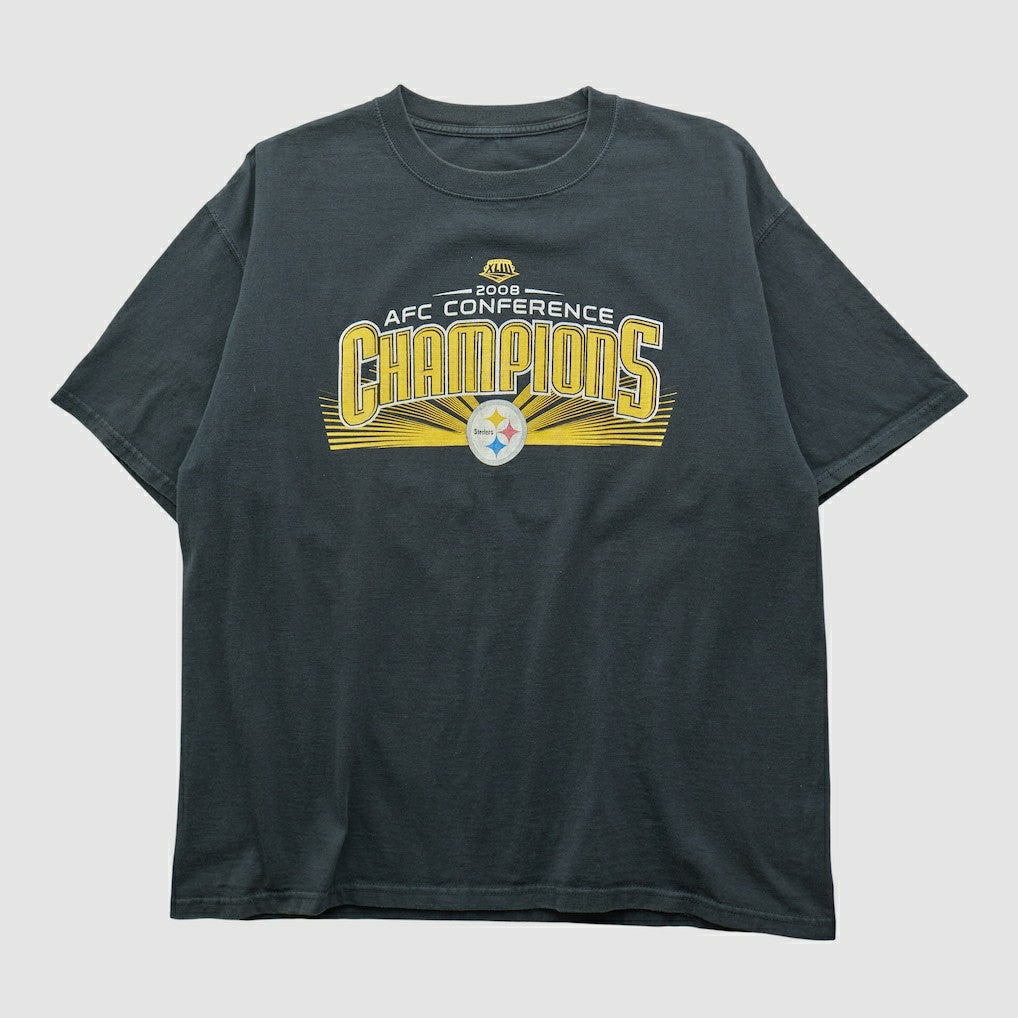 Pittsburgh Steelers 2008 T-shirt - Black Vintage online