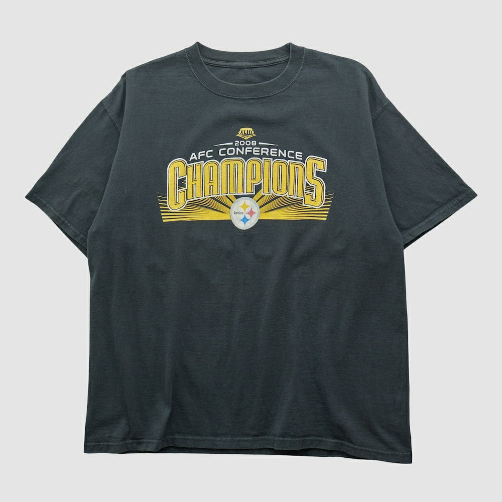 Pittsburgh Steelers 2008 T-shirt - Black Vintage online
