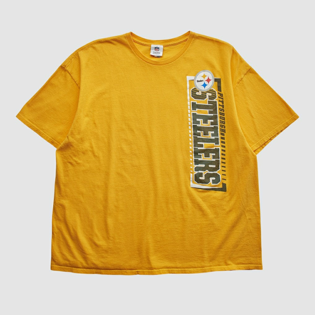 Pittsburgh Steelers NFL 2010s T-shirt - Yellow Vintage cheap