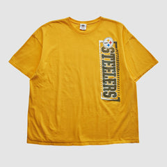 Pittsburgh Steelers NFL 2010s T-shirt - Yellow Vintage cheap