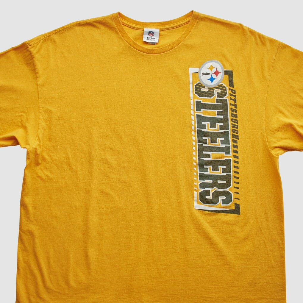 Pittsburgh Steelers NFL 2010s T-shirt - Yellow Vintage cheap