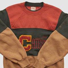 Kansas City Chiefs Nutmeg Mills 90s Pullover Sweatshirt - Clay Vintage online