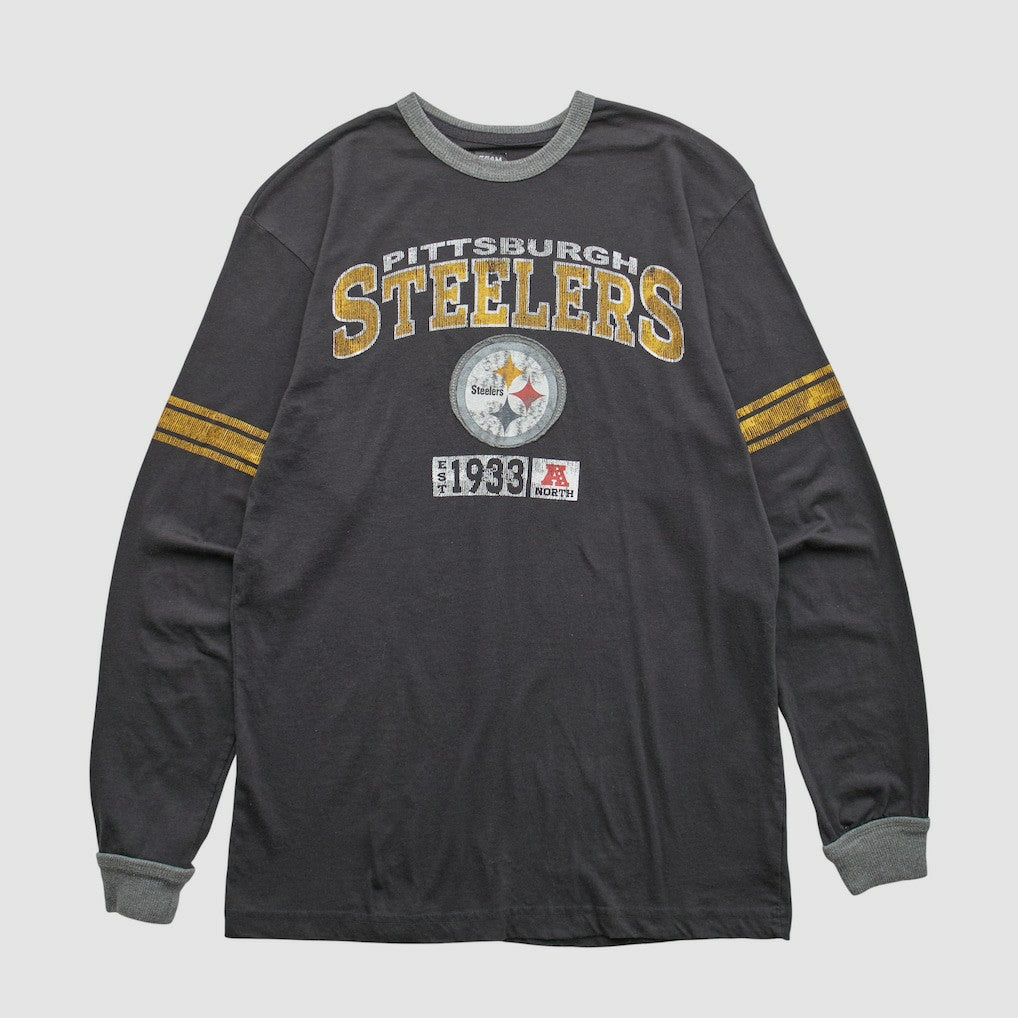 Pittsburgh Steelers NFL 2010s Long Sleeve T-shirt - Black Vintage online