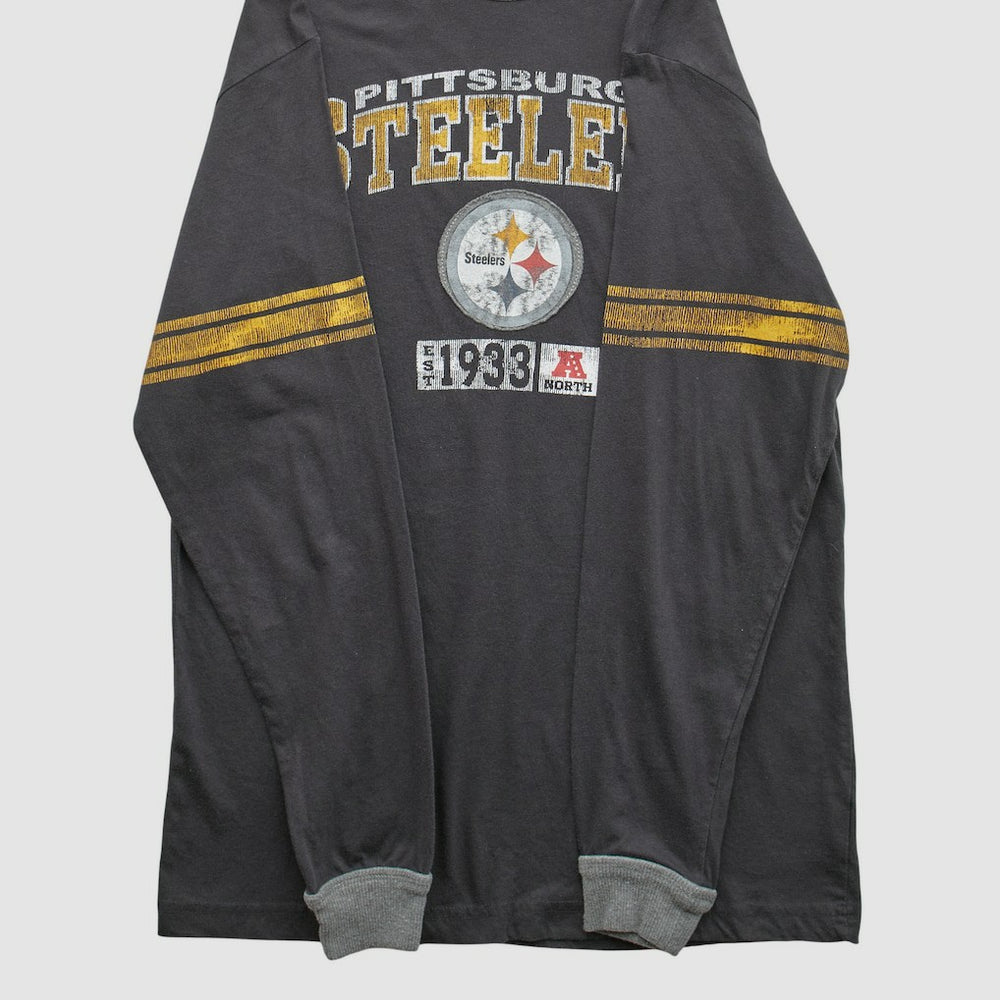 Pittsburgh Steelers NFL 2010s Long Sleeve T-shirt - Black Vintage online
