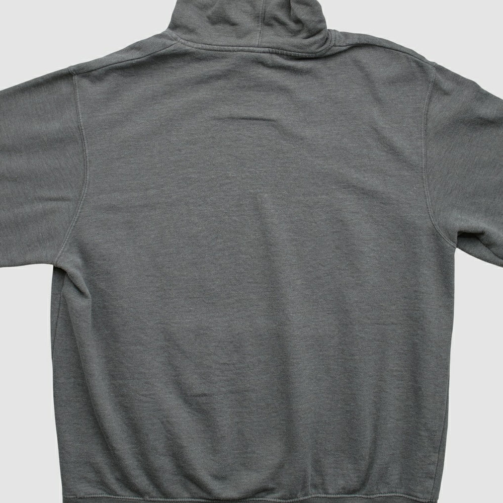 New England Patriots Majestic 2010s Hooded Pullover Sweatshirt - Charcoal Vintage sale