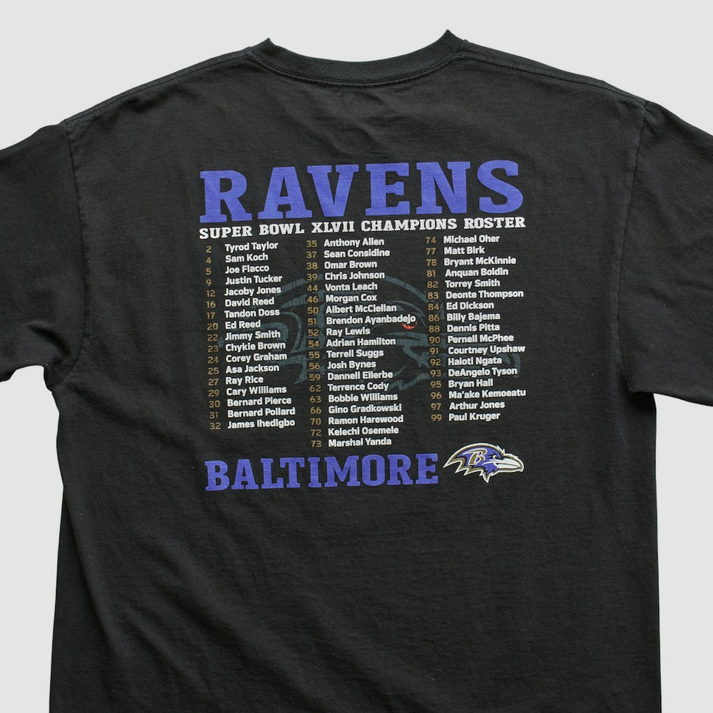 Baltimore Ravens NFL 2013 T-shirt - Black Vintage sale