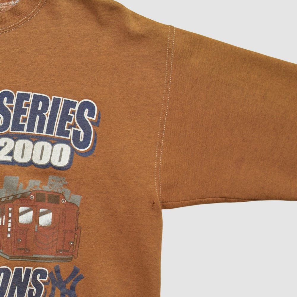 New York Yankees Puma 2000 Pullover Sweatshirt - Clay Vintage