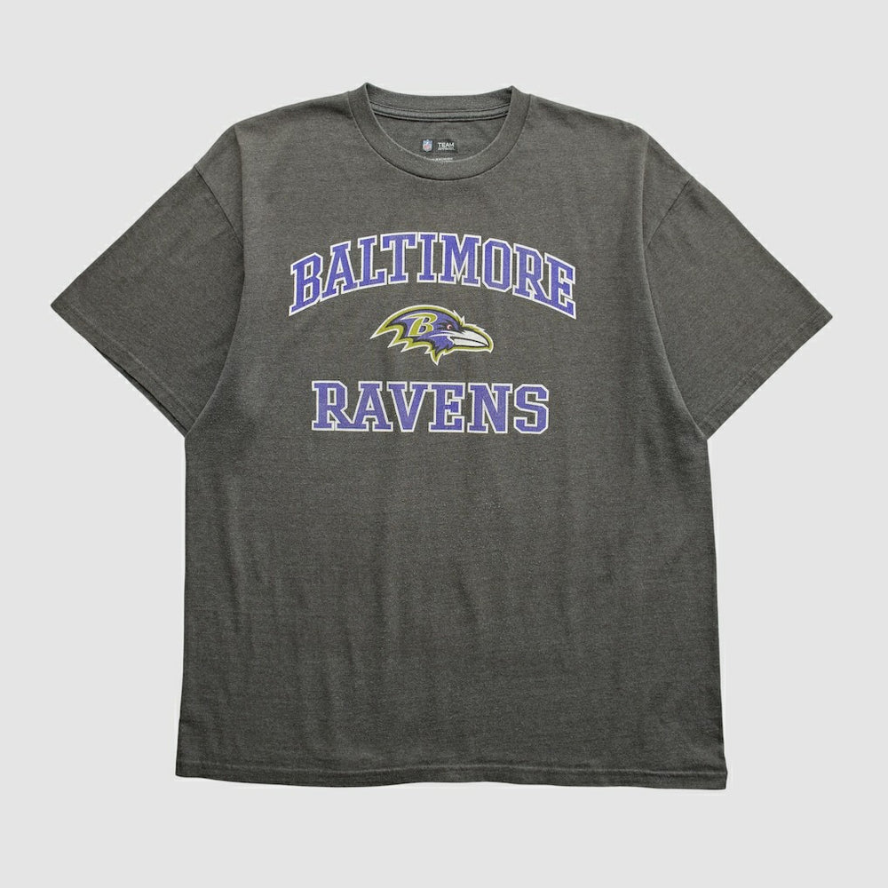 Baltimore Ravens NFL 2010s T-shirt - Dark Heather Gray Vintage sale