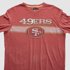 San Francisco 49ers NFL 2010s Long Sleeve T-shirt - Red Vintage on sale