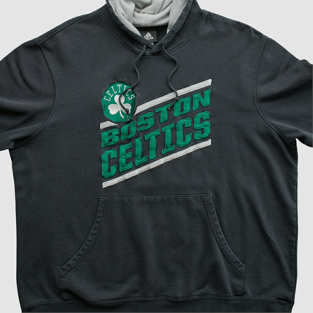 Boston Celtics 2010s Hooded Pullover Sweatshirt - Black Vintage | Adidas online