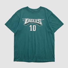 Philadelphia Eagles Reebok 2000s T-shirt - Teal Vintage for sale