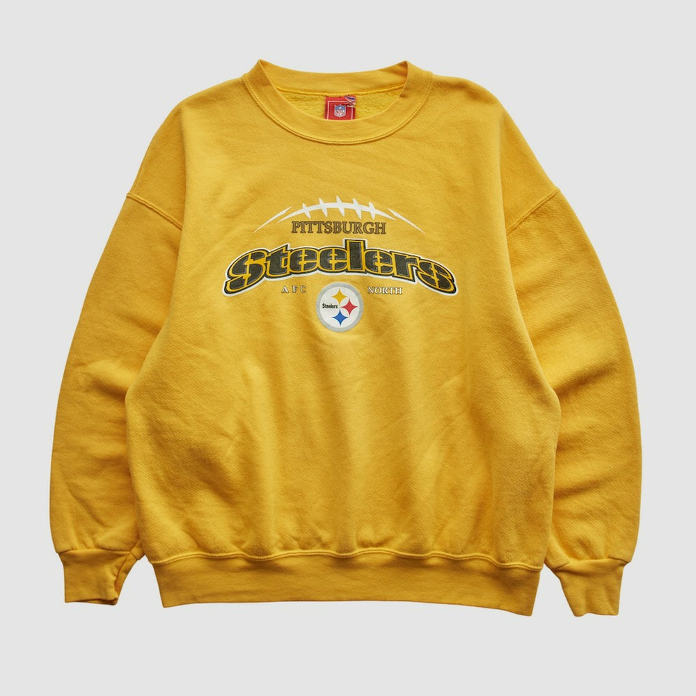 Pittsburgh Steelers NFL 2000s Pullover Sweatshirt - Yellow Vintage sale