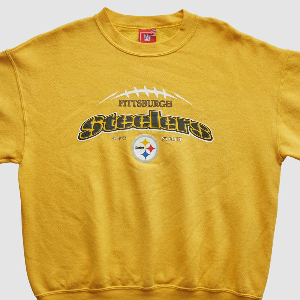 Pittsburgh Steelers NFL 2000s Pullover Sweatshirt - Yellow Vintage sale