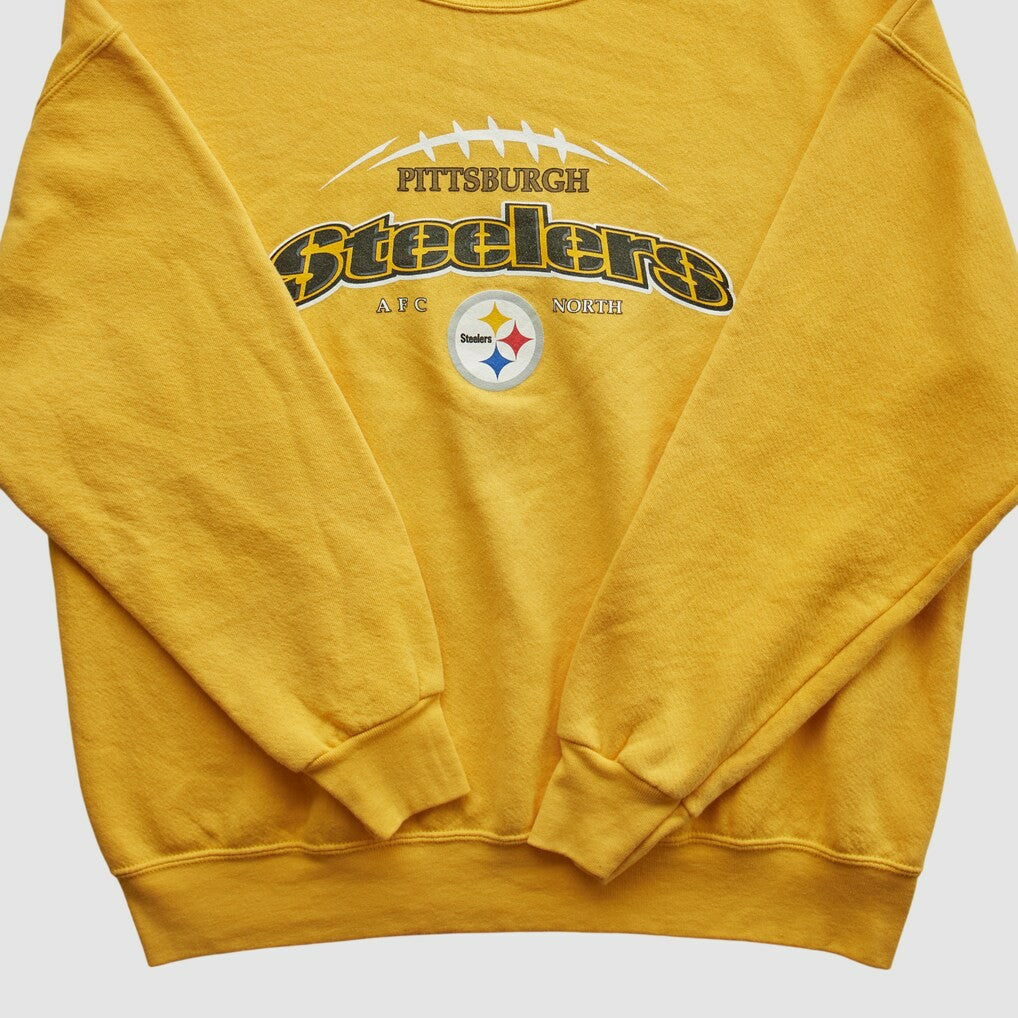 Pittsburgh Steelers NFL 2000s Pullover Sweatshirt - Yellow Vintage sale