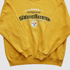 Pittsburgh Steelers NFL 2000s Pullover Sweatshirt - Yellow Vintage sale