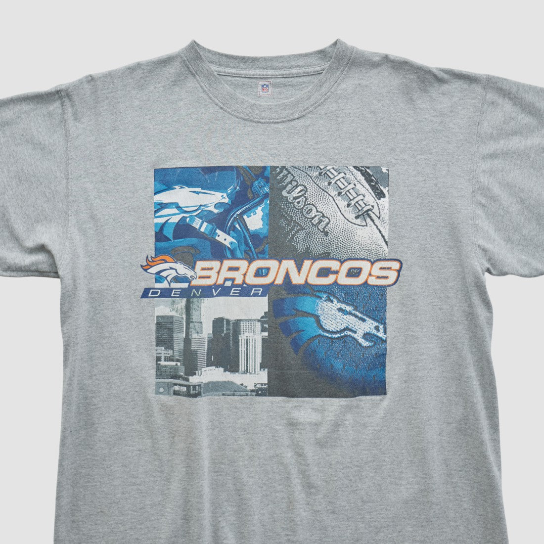 Denver Broncos NFL 2000s T-shirt - Heather Gray Vintage outlet