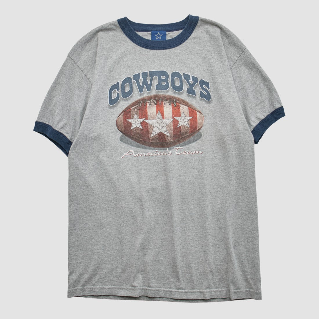 Dallas Cowboys Cowboys Authentic Apparel 2000s T-shirt - Heather Gray Vintage cheap