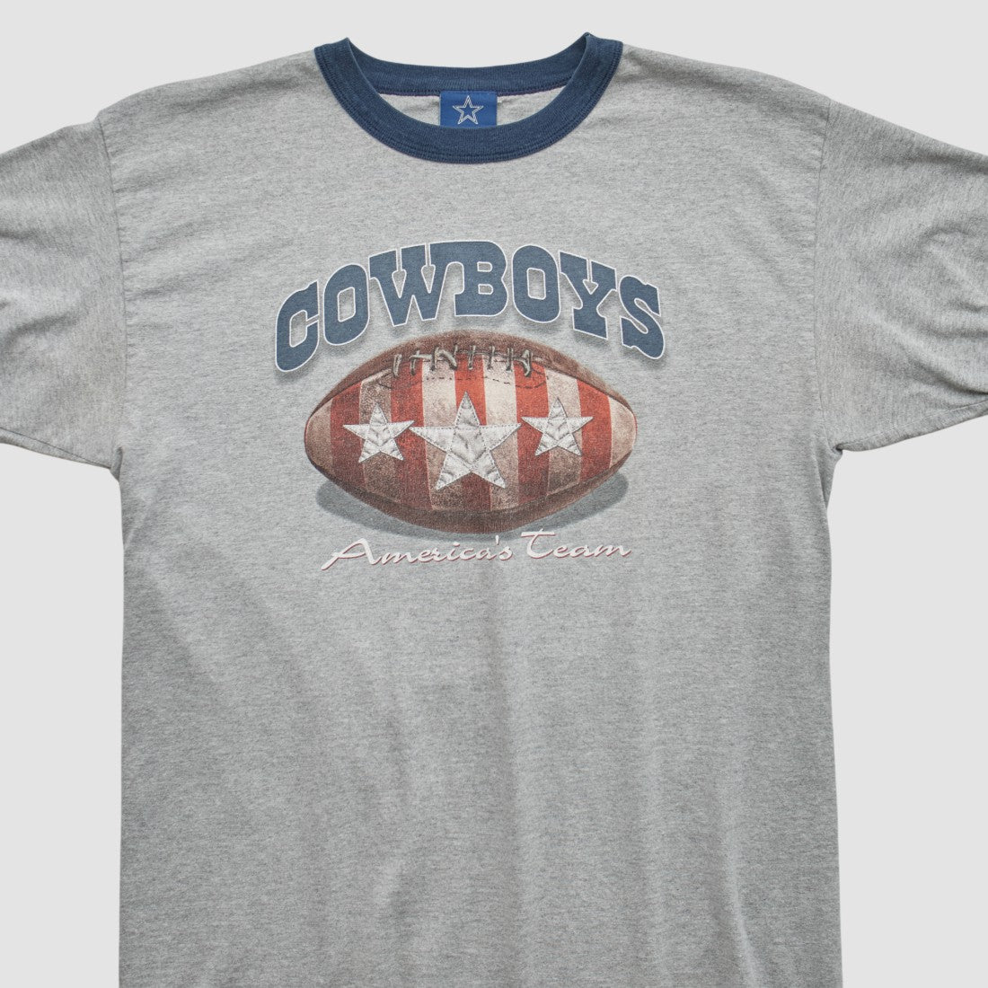 Dallas Cowboys Cowboys Authentic Apparel 2000s T-shirt - Heather Gray Vintage cheap
