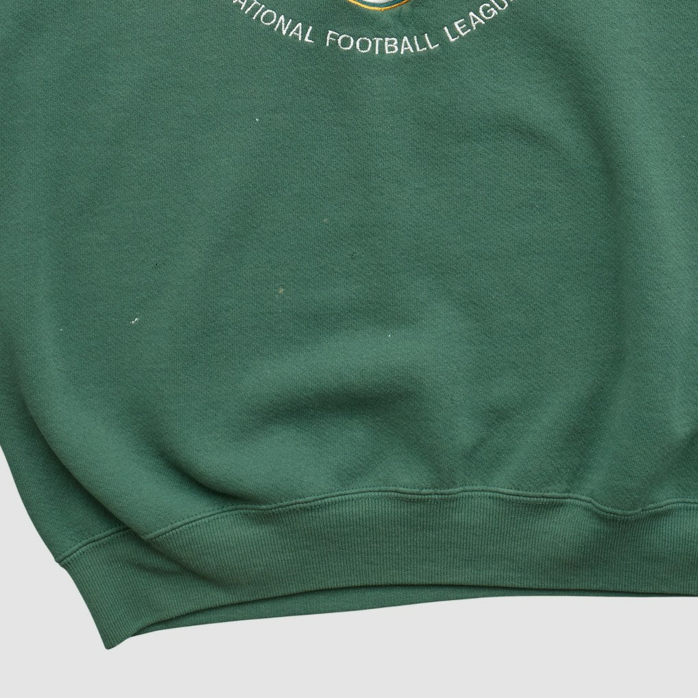 Green Bay Packers Nutmeg 90s Pullover Sweatshirt - Green Vintage discount